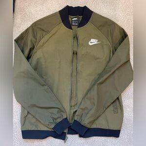 Green Nike Bomber Jacket